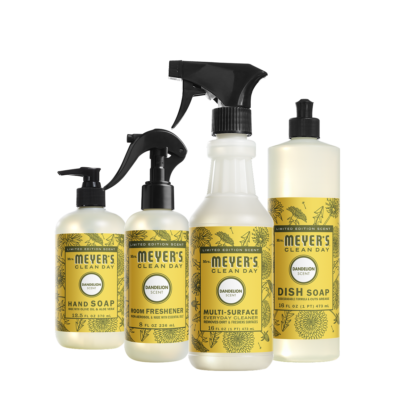 Mrs. Meyer's Clean Day Dandelion Fresh Home Collection