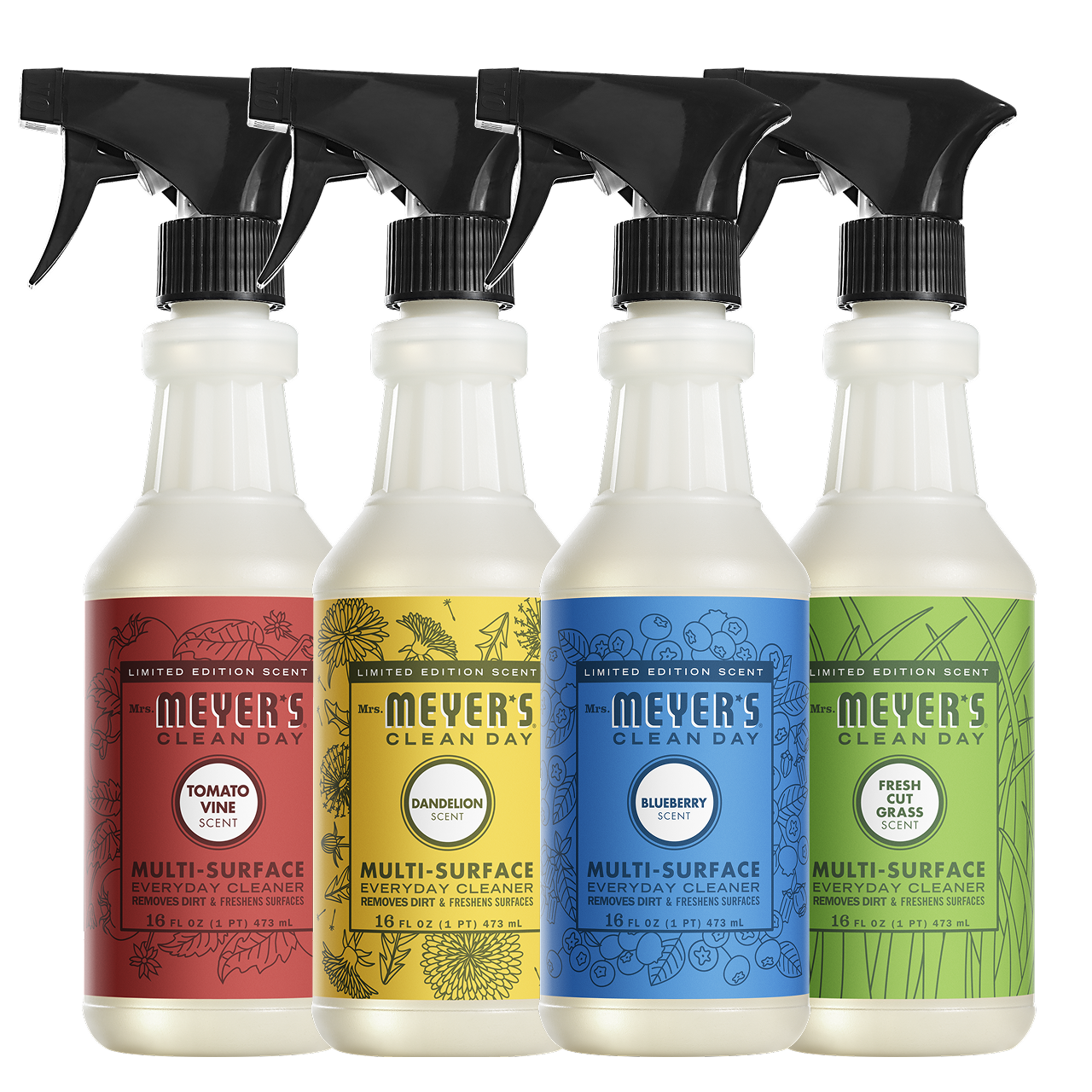 Mrs. Meyer's Clean Day Summer Seasonal Multi-Surface Cleaning Spray Collection