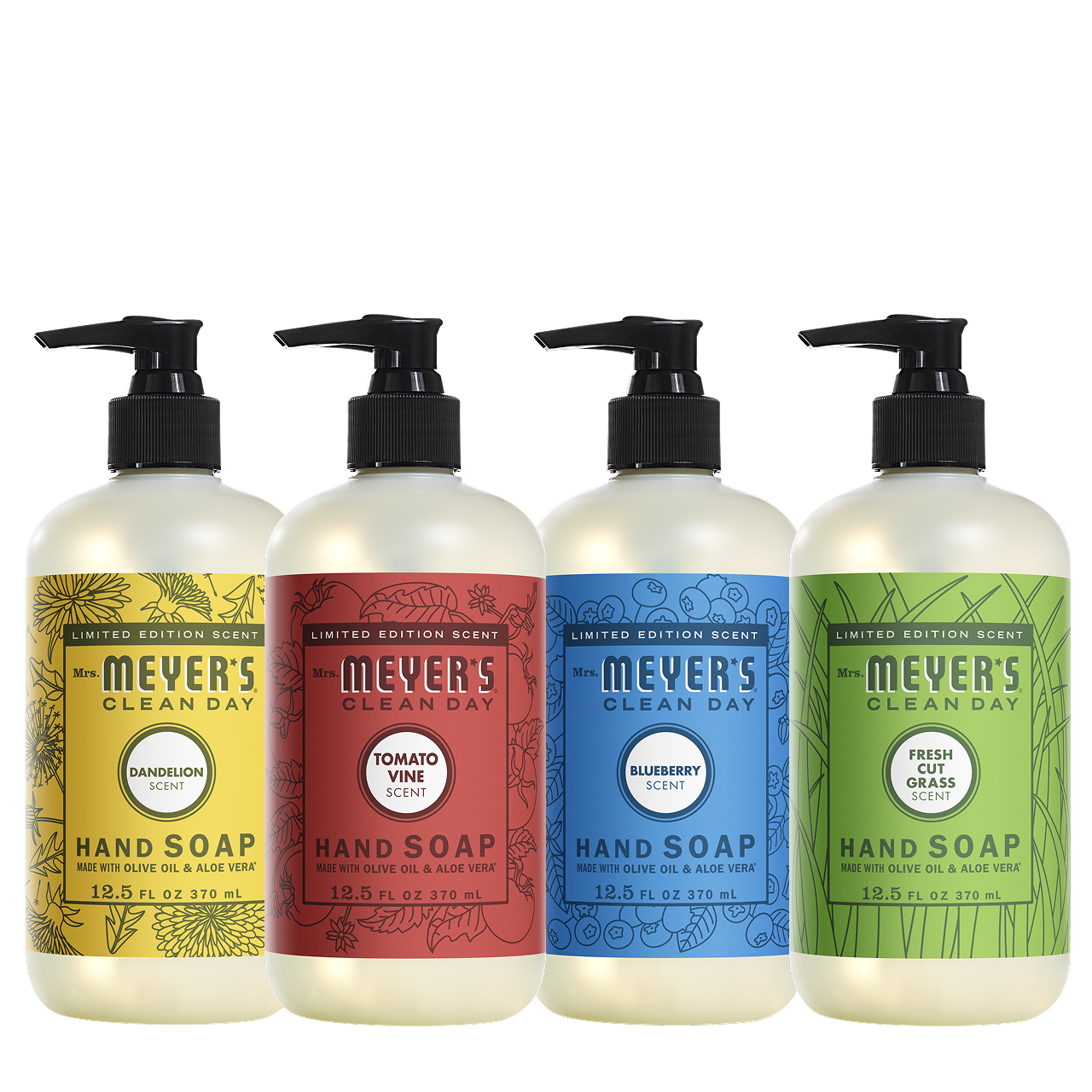 Mrs. Meyer's Clean Day Summer Seasonal Hand Soap Fresh Home Collection