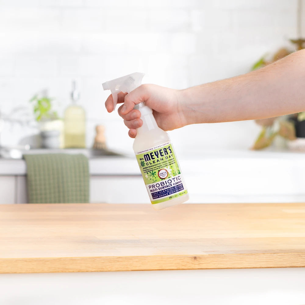 Mrs. Meyer's Clean Day Lemon Verbena Probiotic Multi-Surface Cleaner Home Essential