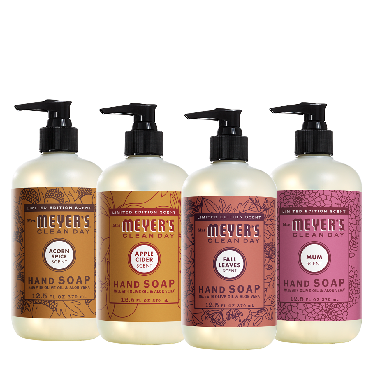 Mrs. Meyer's Clean Day Fall Seasonal Hand Soap Fresh Home Collection