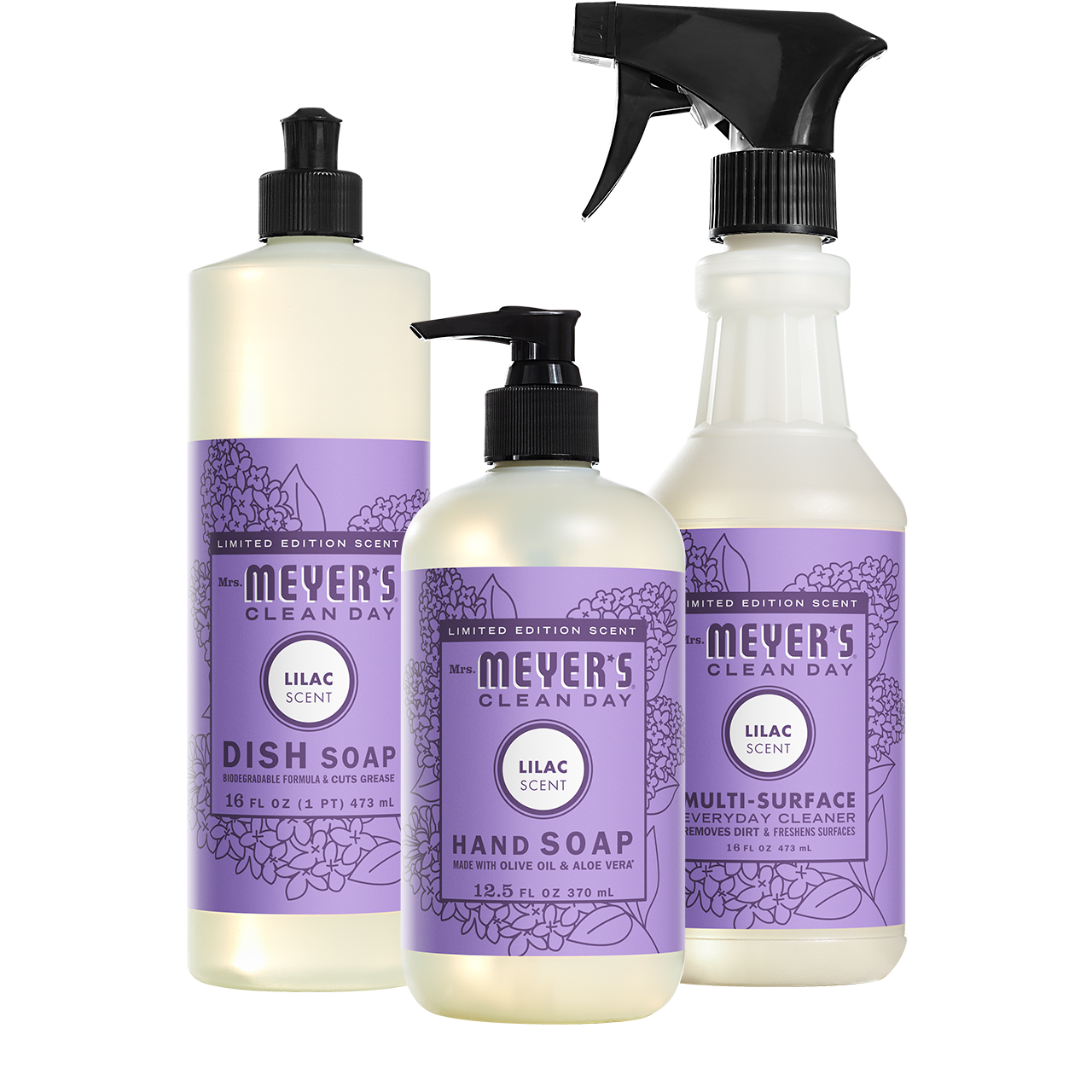 Mrs. Meyer's Clean Day Lilac Kitchen Basics Starter Set