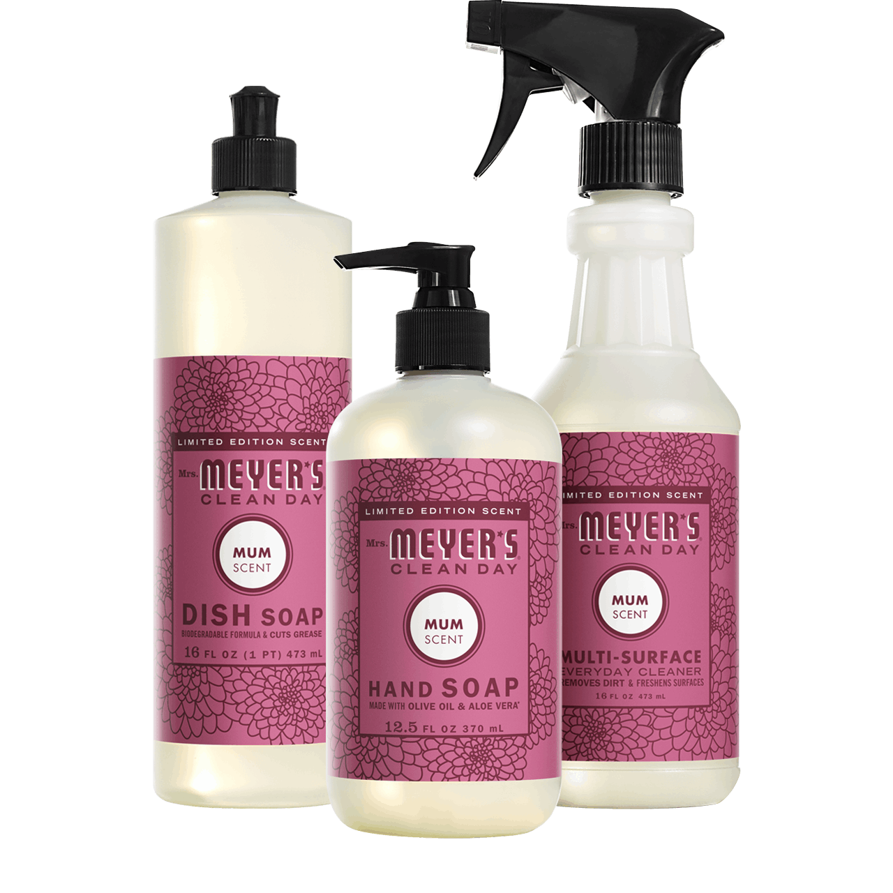 Mrs. Meyer's Clean Day Mum Kitchen Basics Starter Set