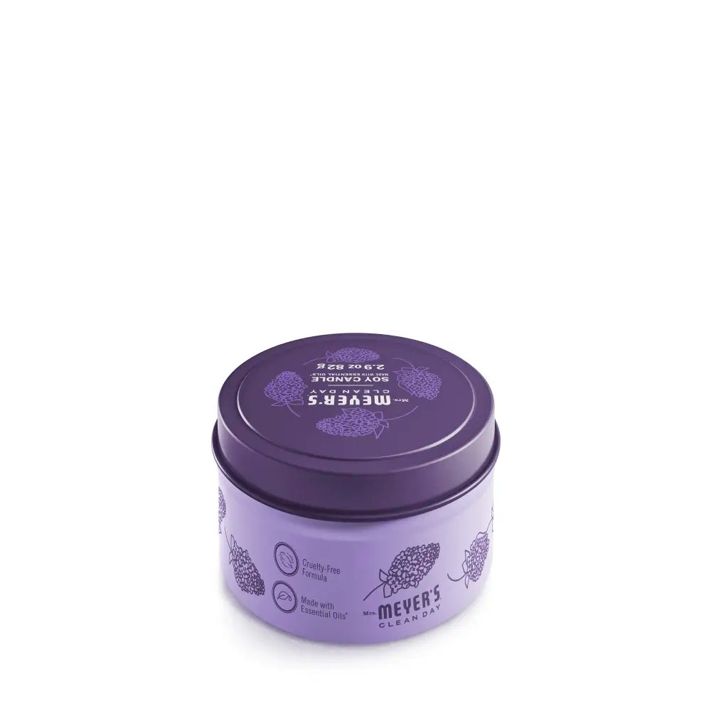Mrs. Meyer's Clean Day Lilac Scented Tin Candle