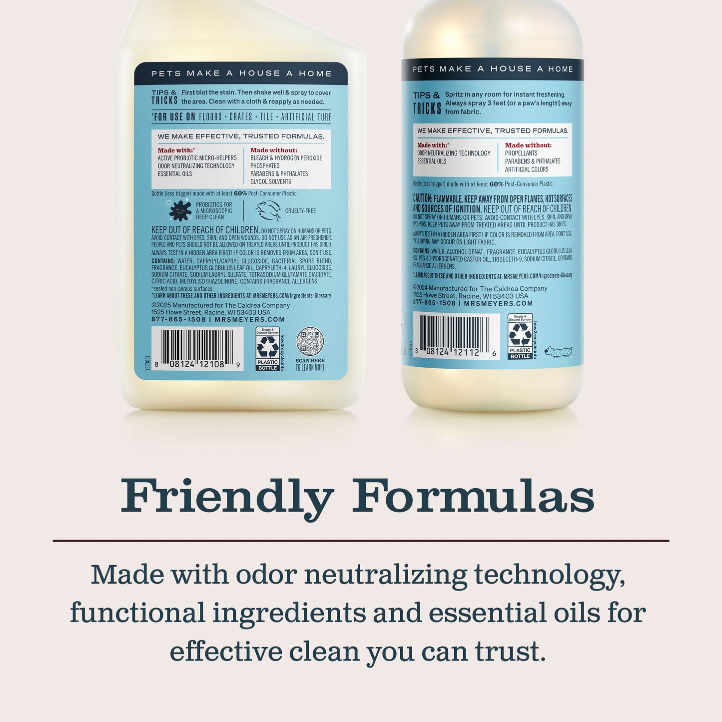 Mrs. Meyer's Clean Day Pet Cleaning Essentials Set Gift-Ready