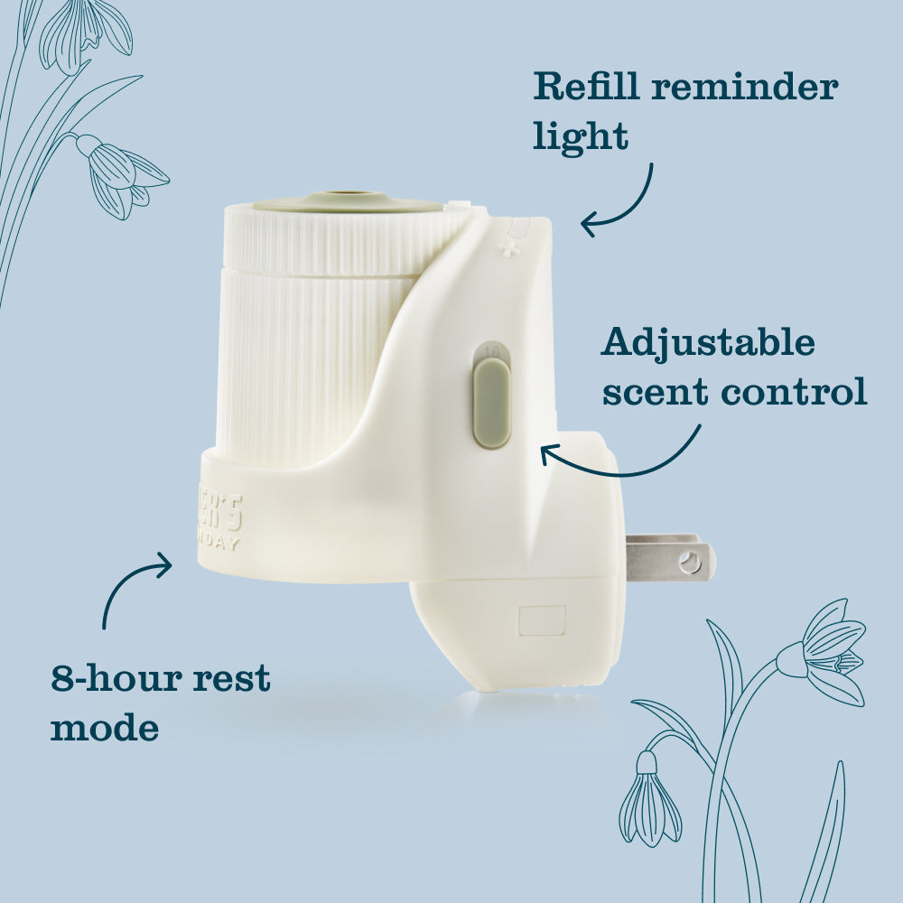 Mrs. Meyer's Clean Day Snowdrop Plug-In Scented Oil Refill 2-Pack Home Essential