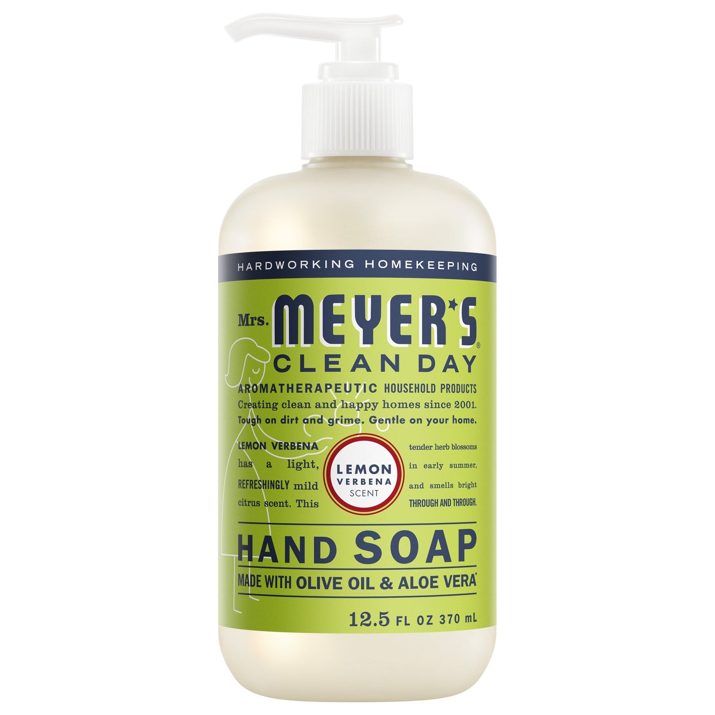Mrs. Meyer's Clean Day Lemon Verbena Liquid Hand Soap Home Essential