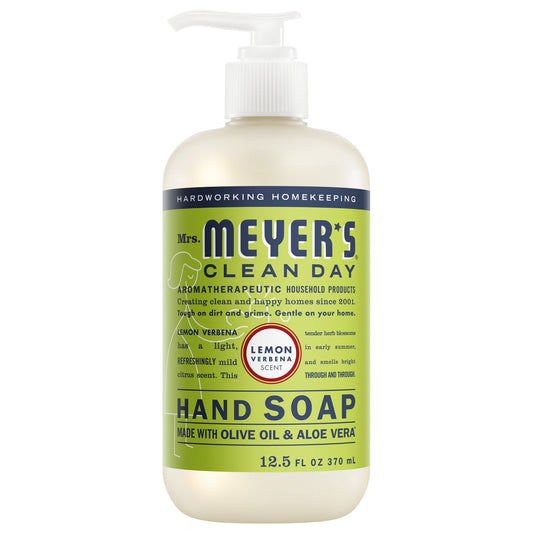 Mrs. Meyer's Clean Day Lemon Verbena Liquid Hand Soap Home Essential