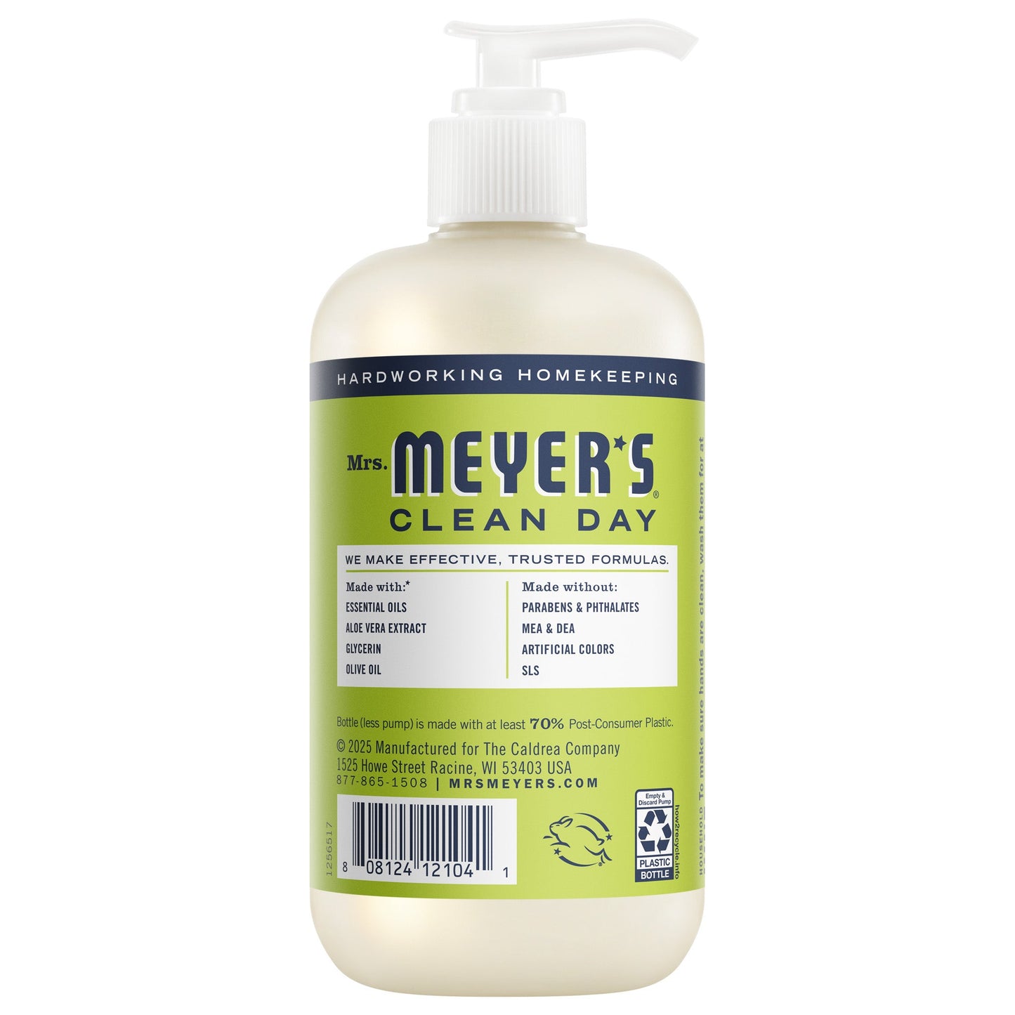 Mrs. Meyer's Clean Day Lemon Verbena Liquid Hand Soap Home Essential