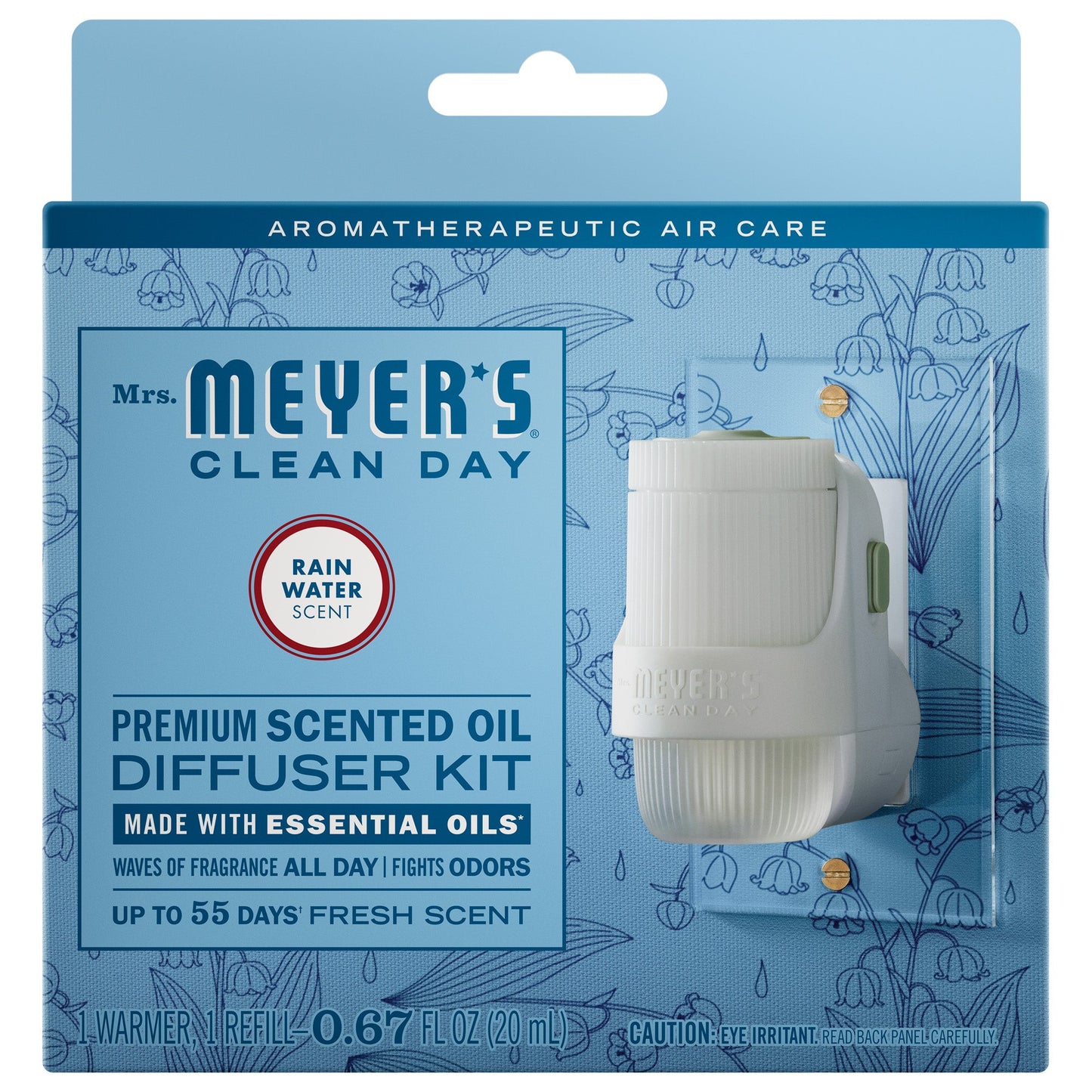 Mrs. Meyer's Clean Day Rain Water Plug-In Warmer and Scented Oil Refill