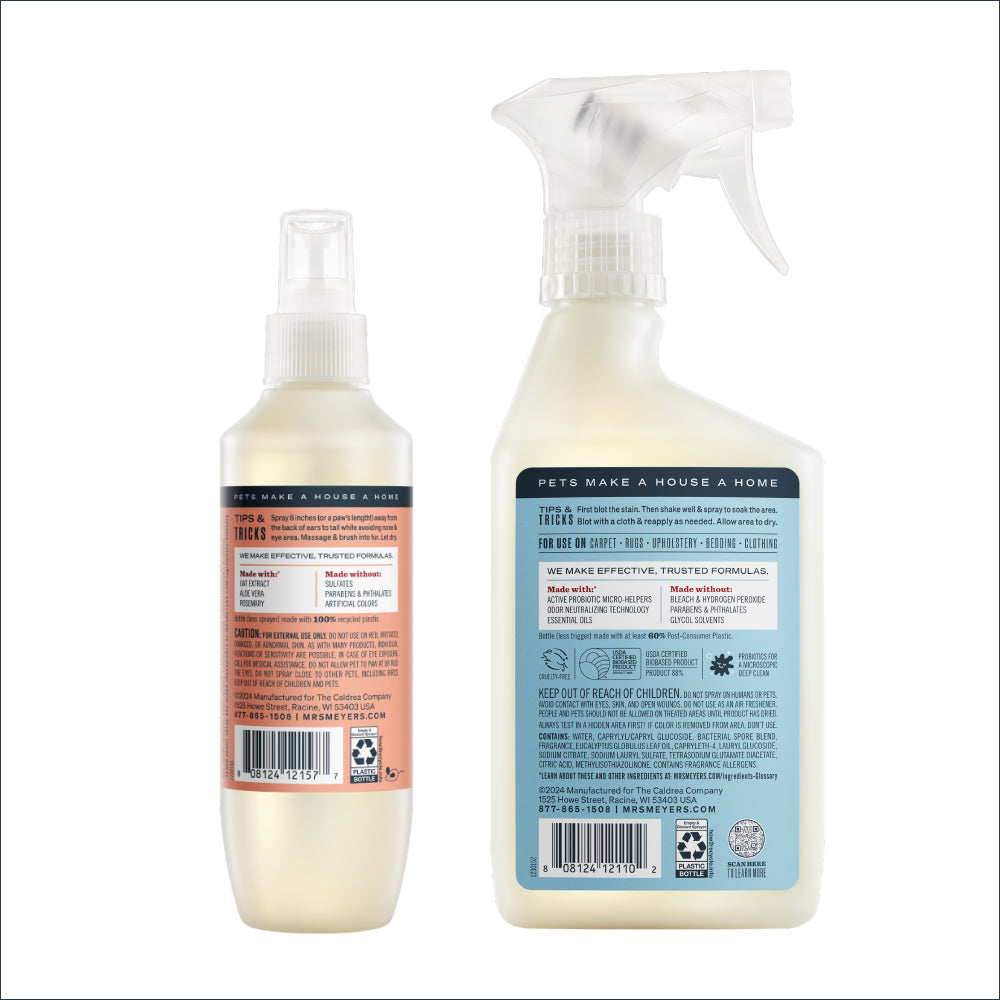 Mrs. Meyer's Clean Day Cat Care Set Gift-Ready