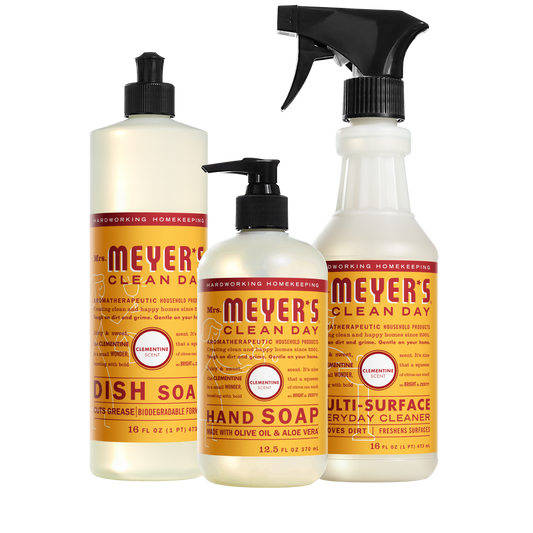 Mrs. Meyer's Clean Day Clementine Kitchen Basics Starter Set