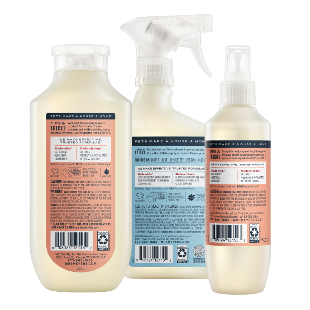Mrs. Meyer's Clean Day Dog Care Set Gift-Ready