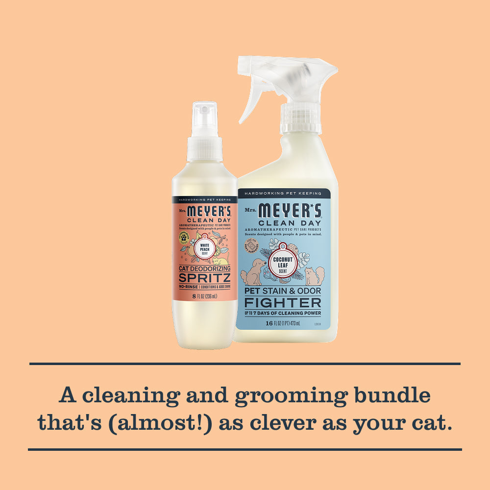 Mrs. Meyer's Clean Day Cat Care Set Gift-Ready