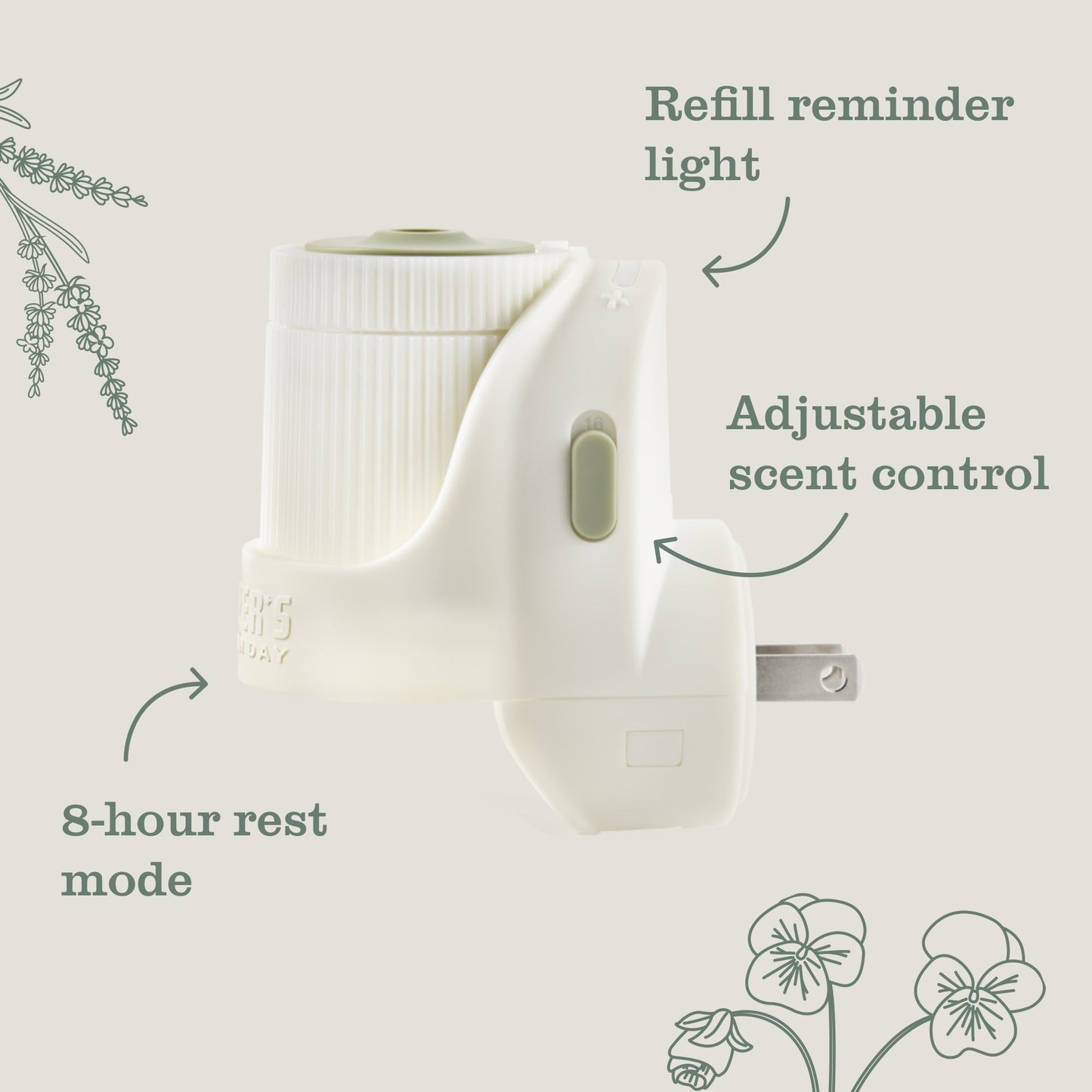 Mrs. Meyer's Clean Day Plug-In Oil Warmer Home Care