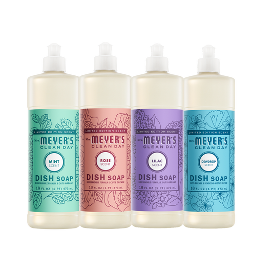 Mrs. Meyer's Clean Day Spring Seasonal Dishwashing Liquid Collection