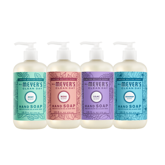 Mrs. Meyer's Clean Day Spring Seasonal Hand Soap Fresh Home Collection