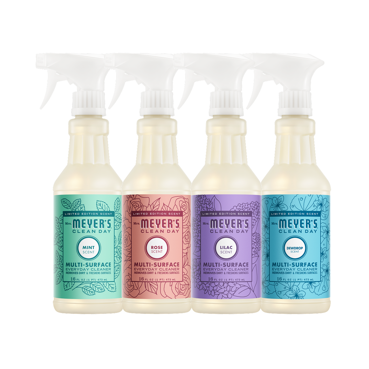Mrs. Meyer's Clean Day Spring Seasonal Multi-Surface Cleaning Spray Collection