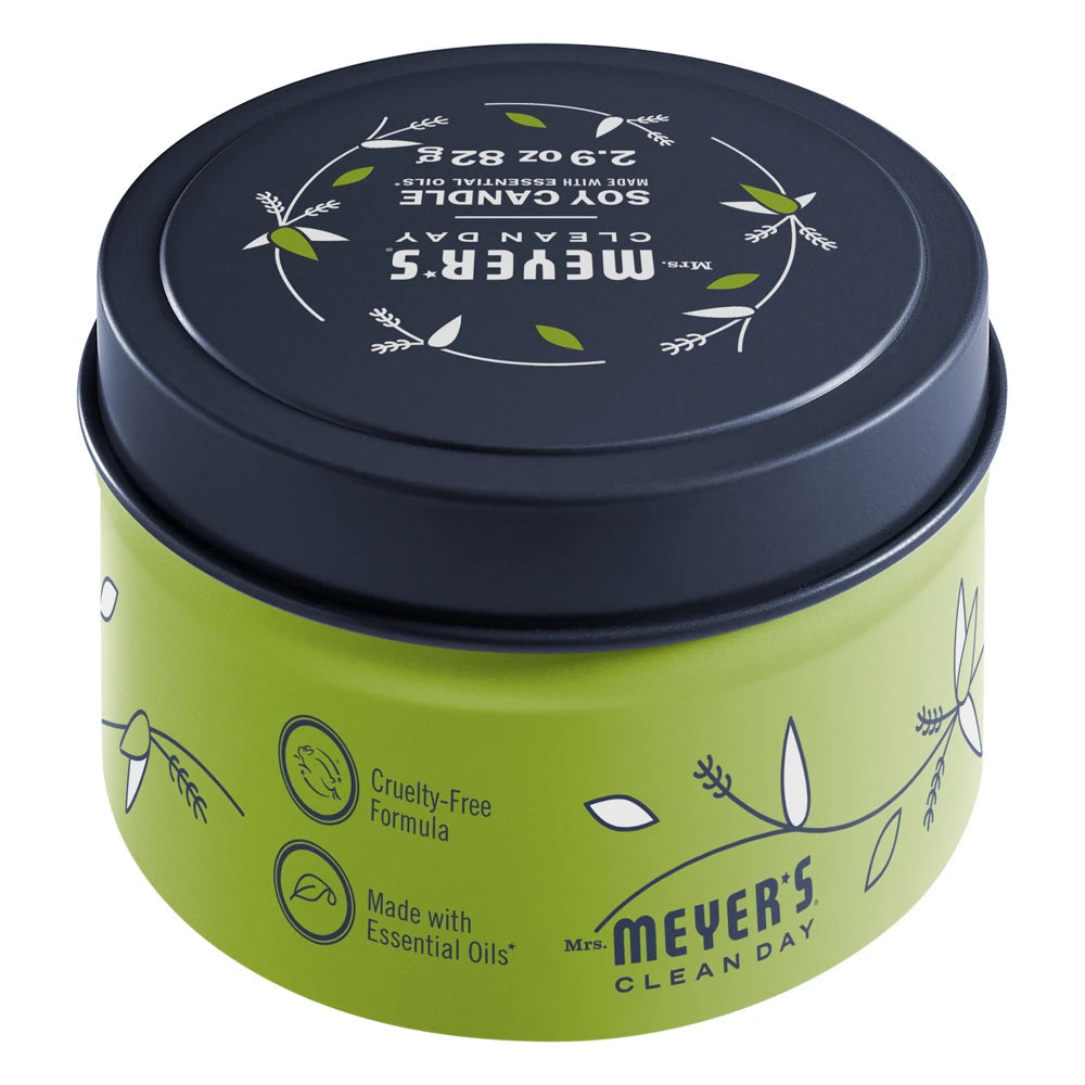 Mrs. Meyer's Clean Day Lemon Verbena Scented Tin Candle