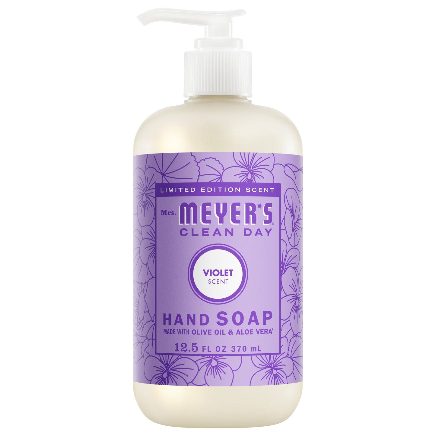 Mrs. Meyer's Clean Day Violet Liquid Hand Soap Home Essential