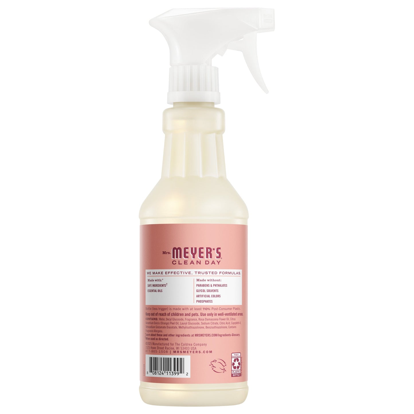Mrs. Meyer's Clean Day Rose Multi-Surface Cleaner Bundle, 3-Count