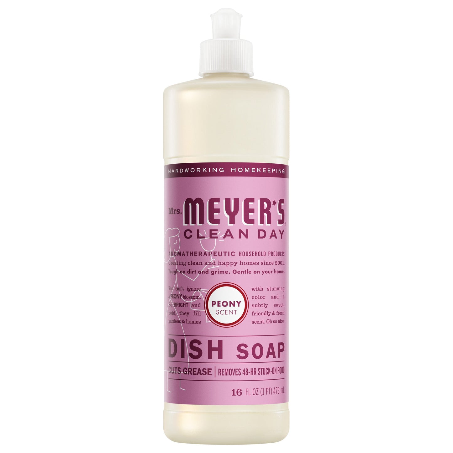 Mrs. Meyer's Clean Day Peony Dishwashing Liquid