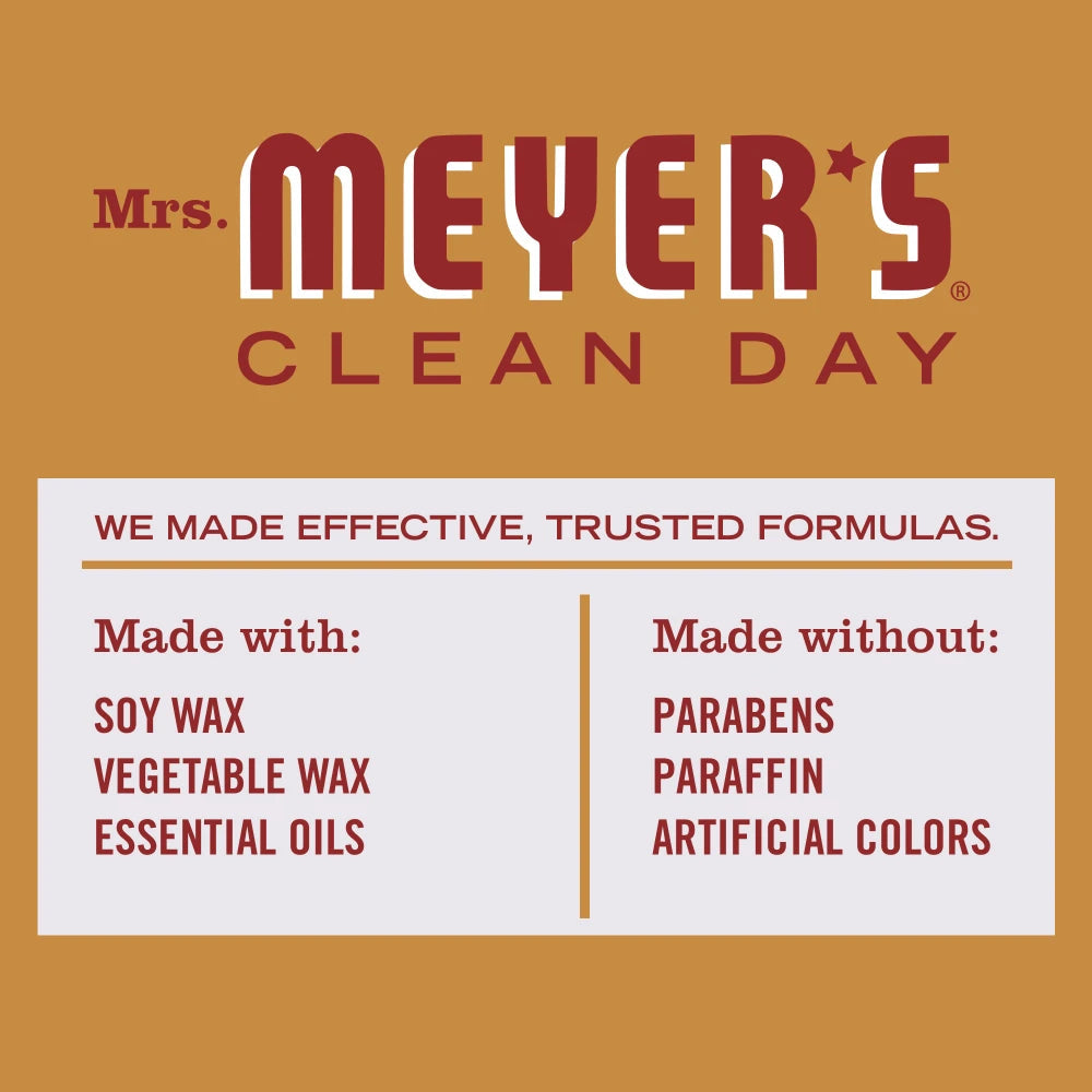 Mrs. Meyer's Clean Day Apple Cider Large Soy Candle