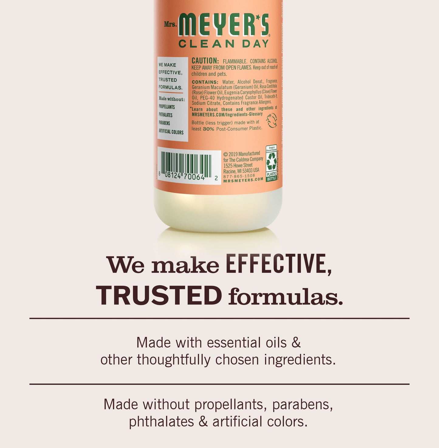 Mrs. Meyer's Clean Day Geranium Room Freshening Spray