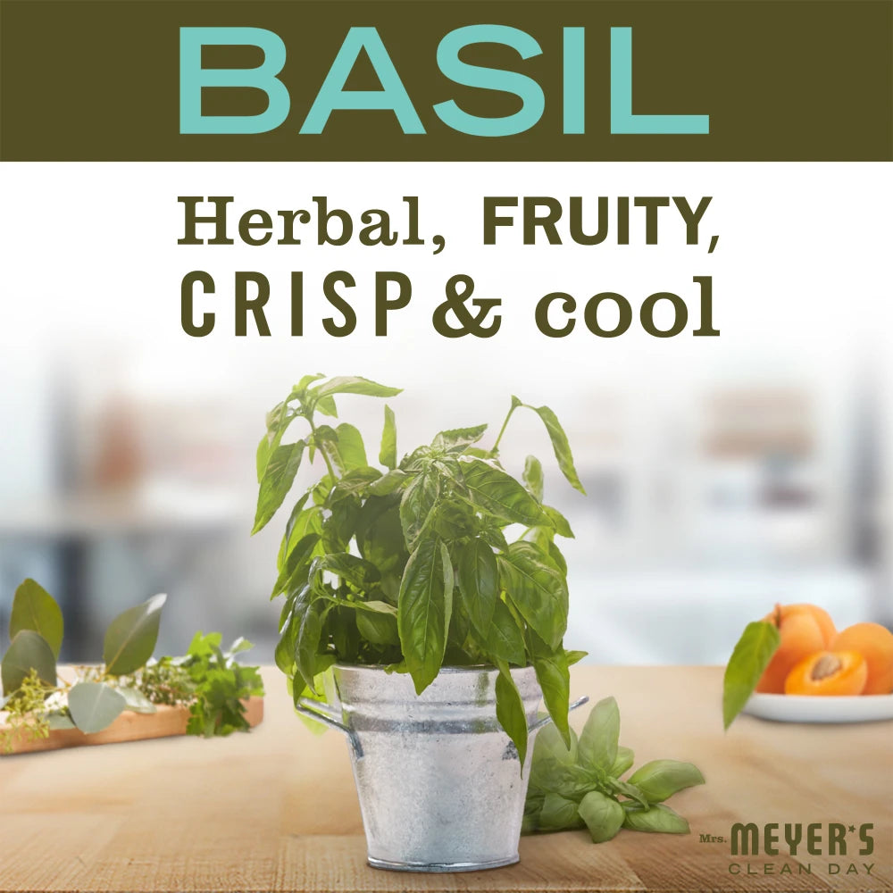 Mrs. Meyer's Clean Day Basil Soy Candle Small Home Essential