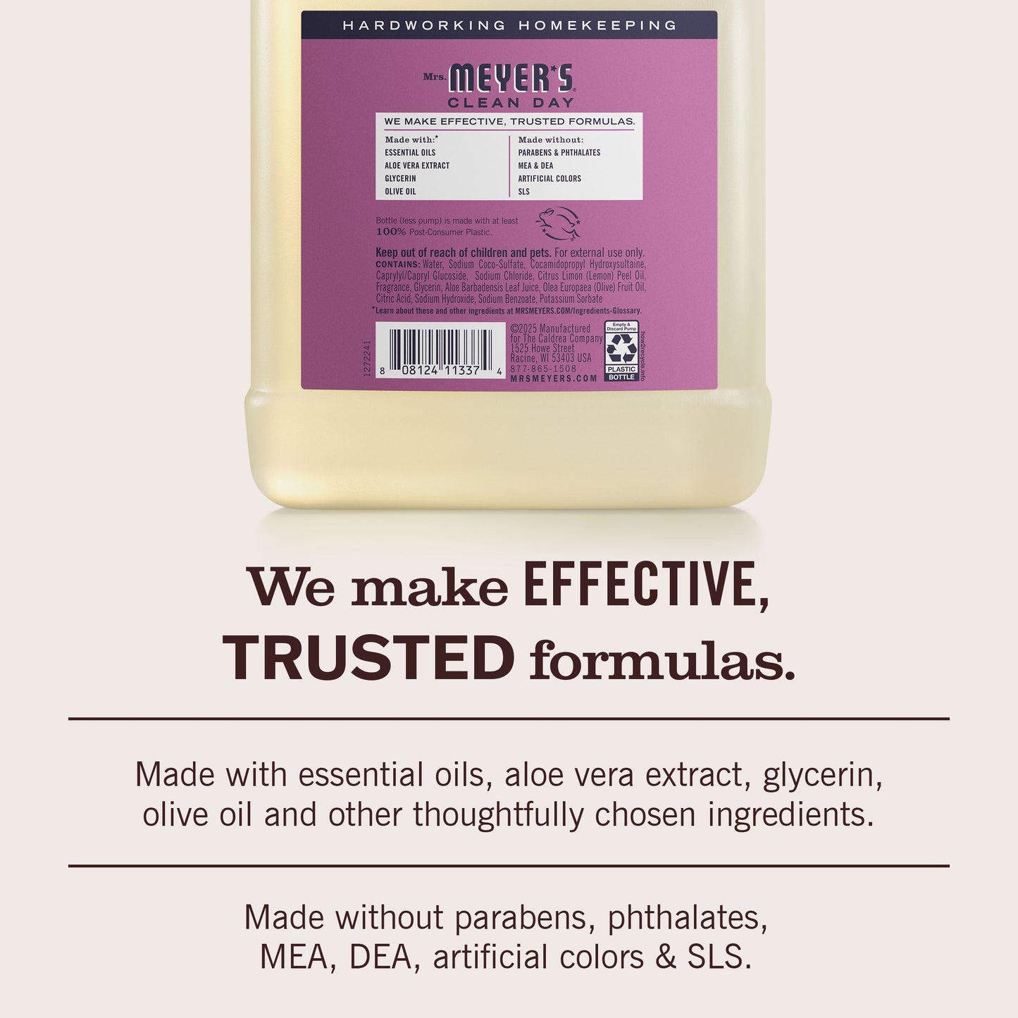 Mrs. Meyer's Clean Day Plum Berry Liquid Hand Soap Refill Pouch