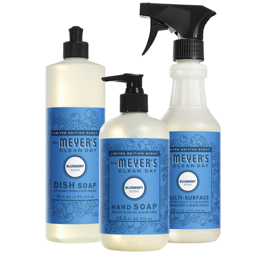 Mrs. Meyer's Clean Day Blueberry Kitchen Basics Starter Set
