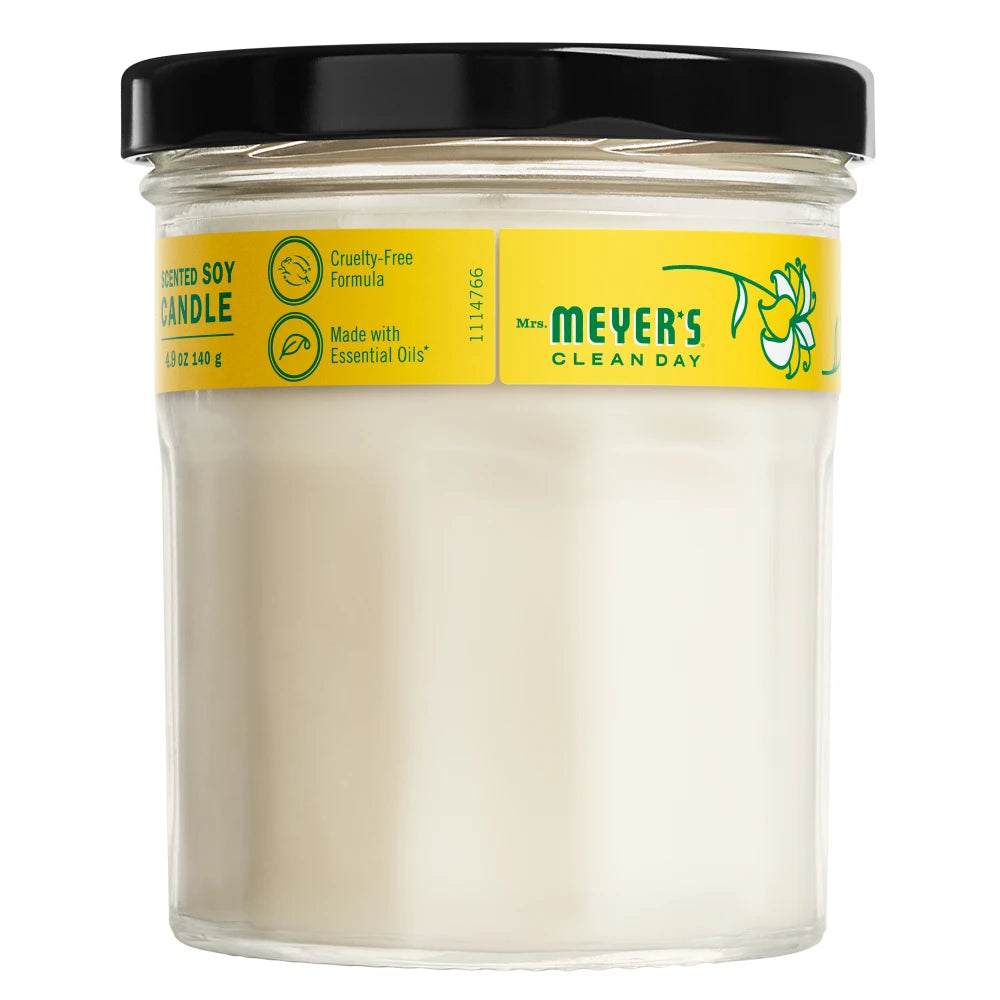 Mrs. Meyer's Clean Day Honeysuckle Soy Candle Small Home Essential