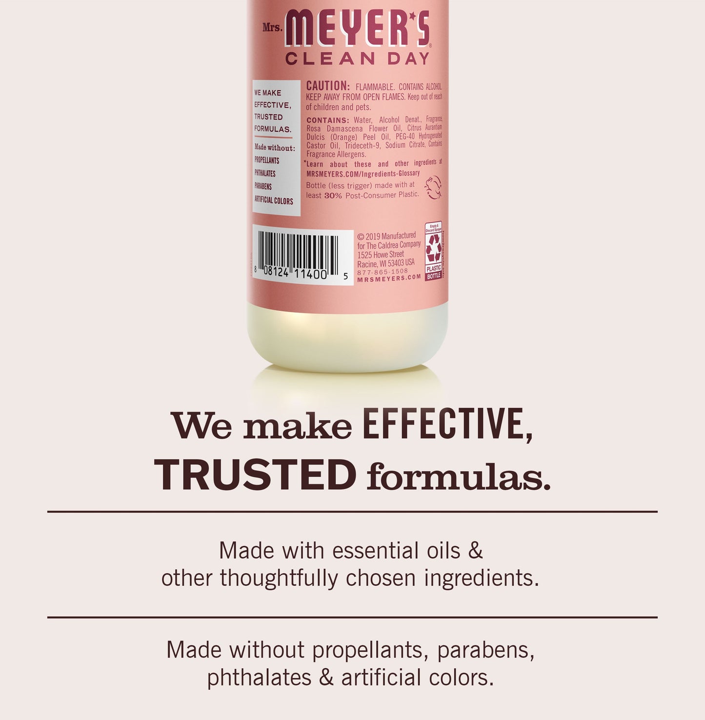 Mrs. Meyer's Clean Day Rose Room Freshening Spray