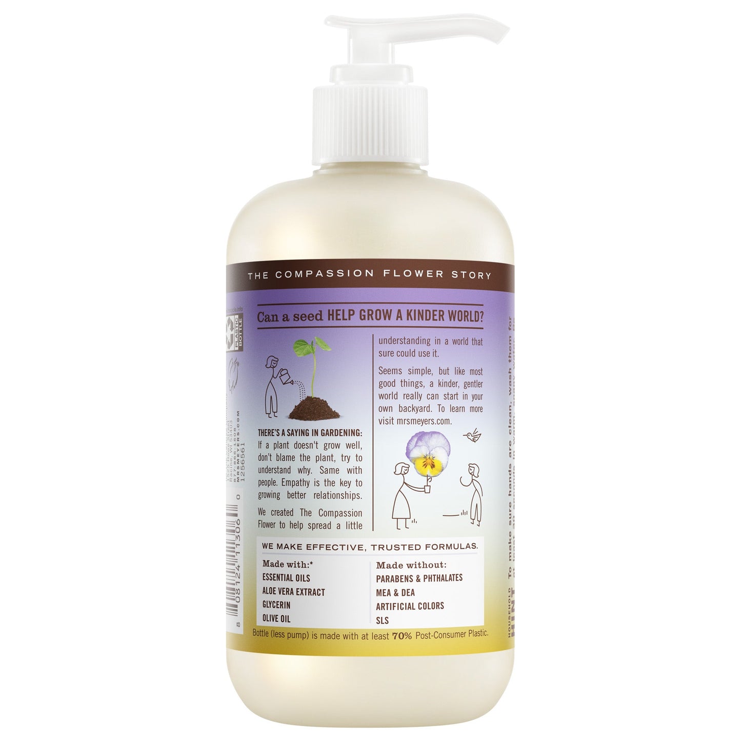 Mrs. Meyer's Clean Day Compassion Flower Liquid Hand Soap Home Essential