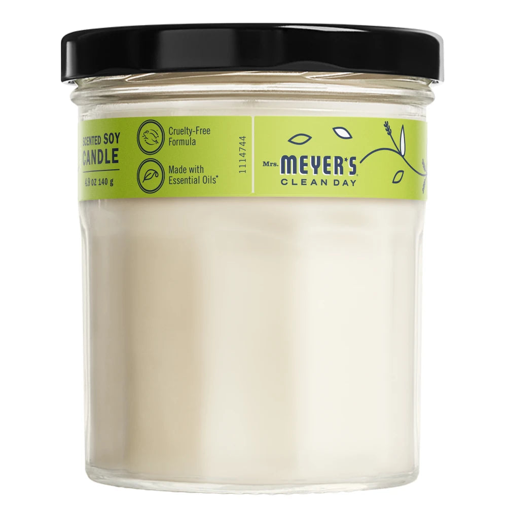 Mrs. Meyer's Clean Day Lemon Verbena Soy Candle Small Home Essential