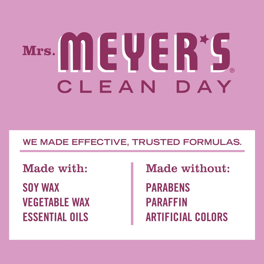 Mrs. Meyer's Clean Day Peony Soy Candle Small Home Essential