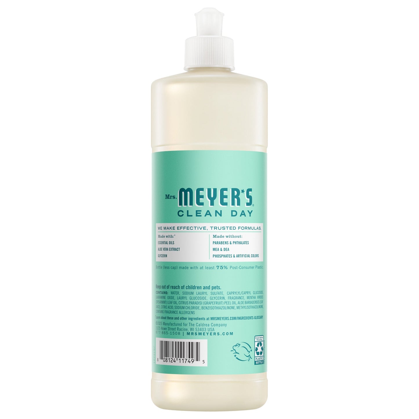 Mrs. Meyer's Clean Day Mint Dishwashing Liquid