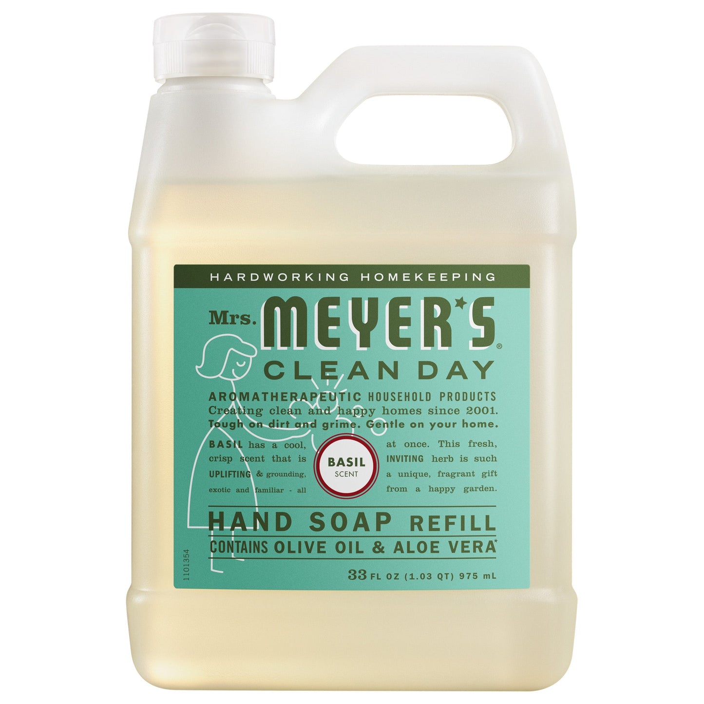 Mrs. Meyer's Clean Day Basil Liquid Hand Soap Refill Pouch