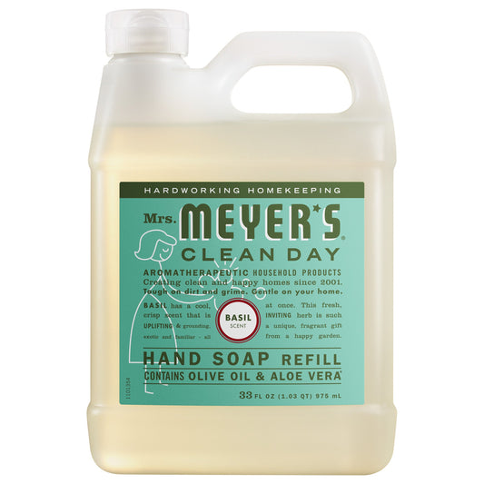 Mrs. Meyer's Clean Day Basil Liquid Hand Soap Refill Pouch