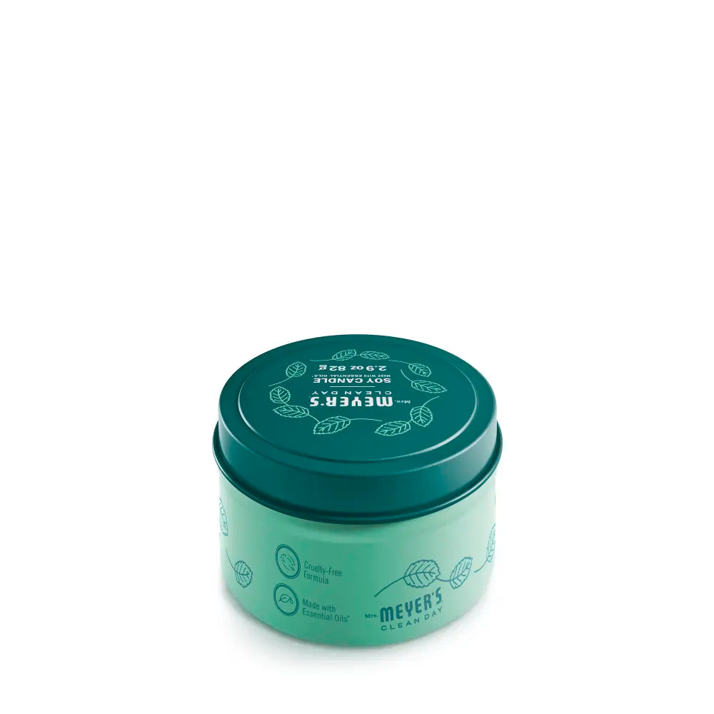Mrs. Meyer's Clean Day Mint Scented Tin Candle