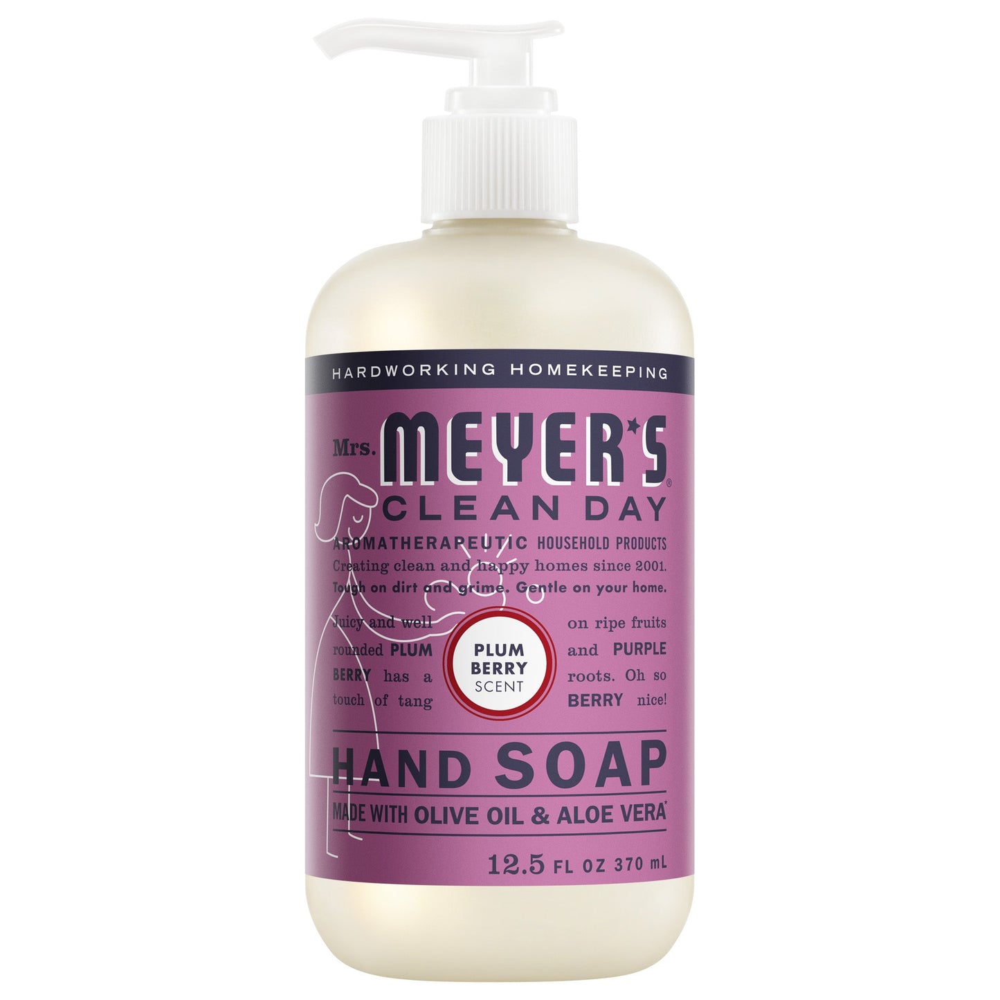 Mrs. Meyer's Clean Day Plum Berry Liquid Hand Soap Home Essential