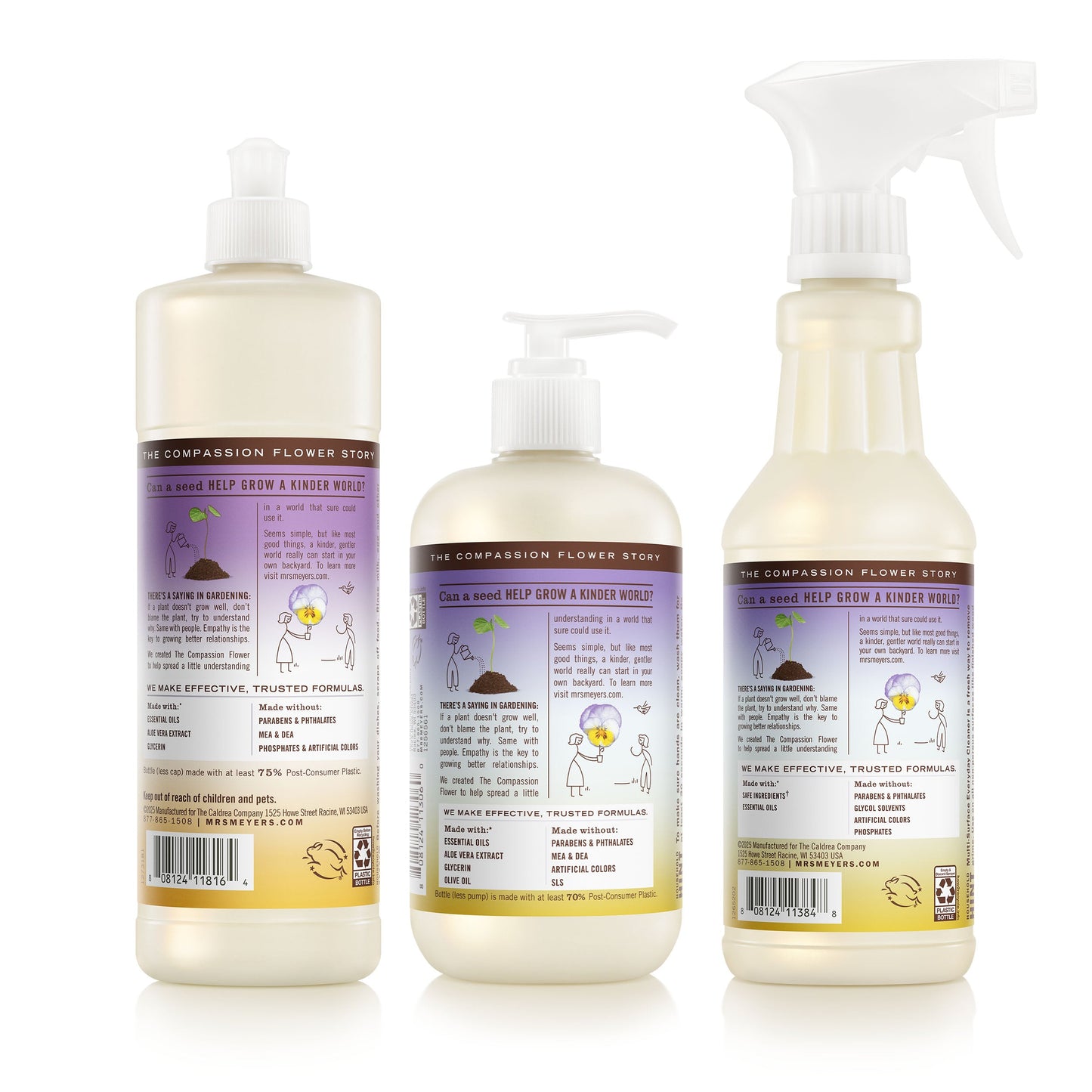 Mrs. Meyer's Clean Day Compassion Flower Kitchen Basics Starter Set