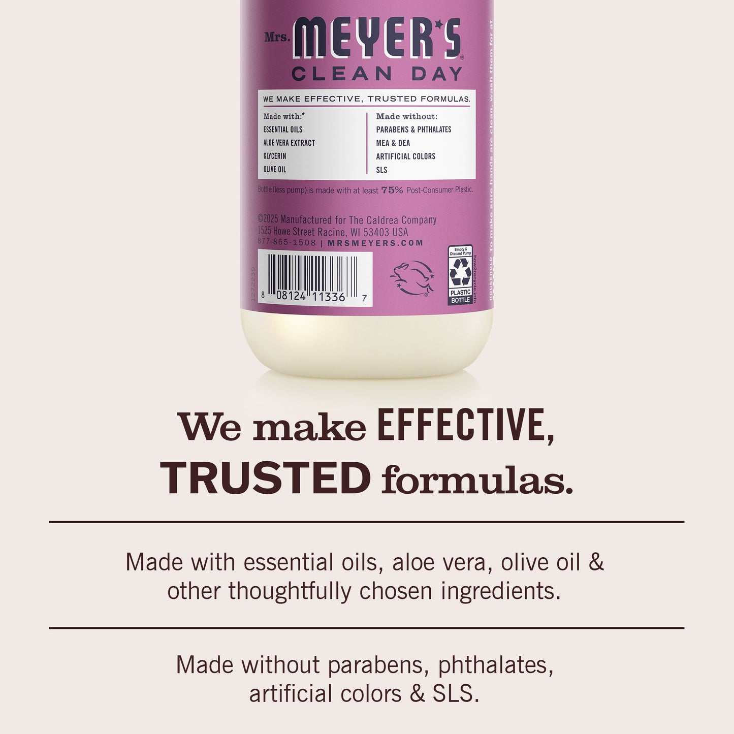 Mrs. Meyer's Clean Day Plum Berry Liquid Hand Soap Home Essential