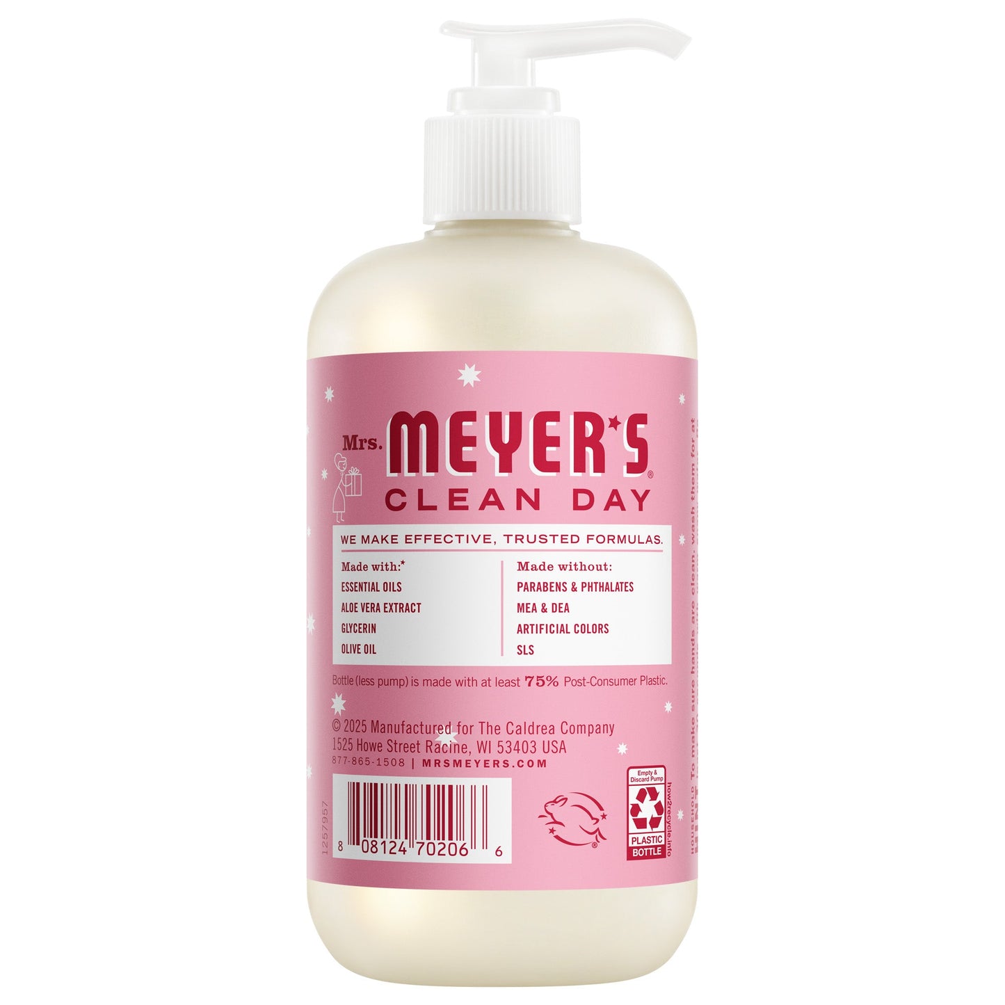 Mrs. Meyer's Clean Day Peppermint Liquid Hand Soap Bundle, 3-Count