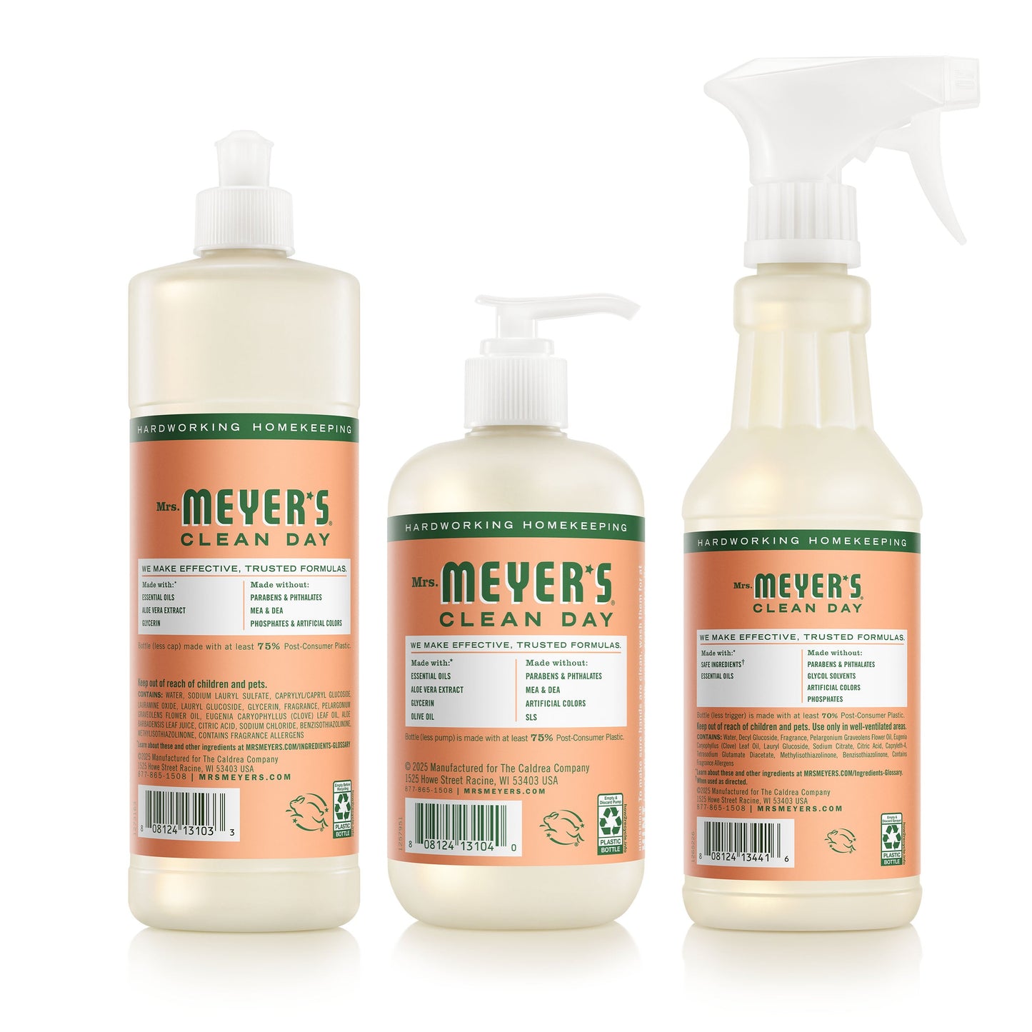 Mrs. Meyer's Clean Day Geranium Kitchen Basics Starter Set
