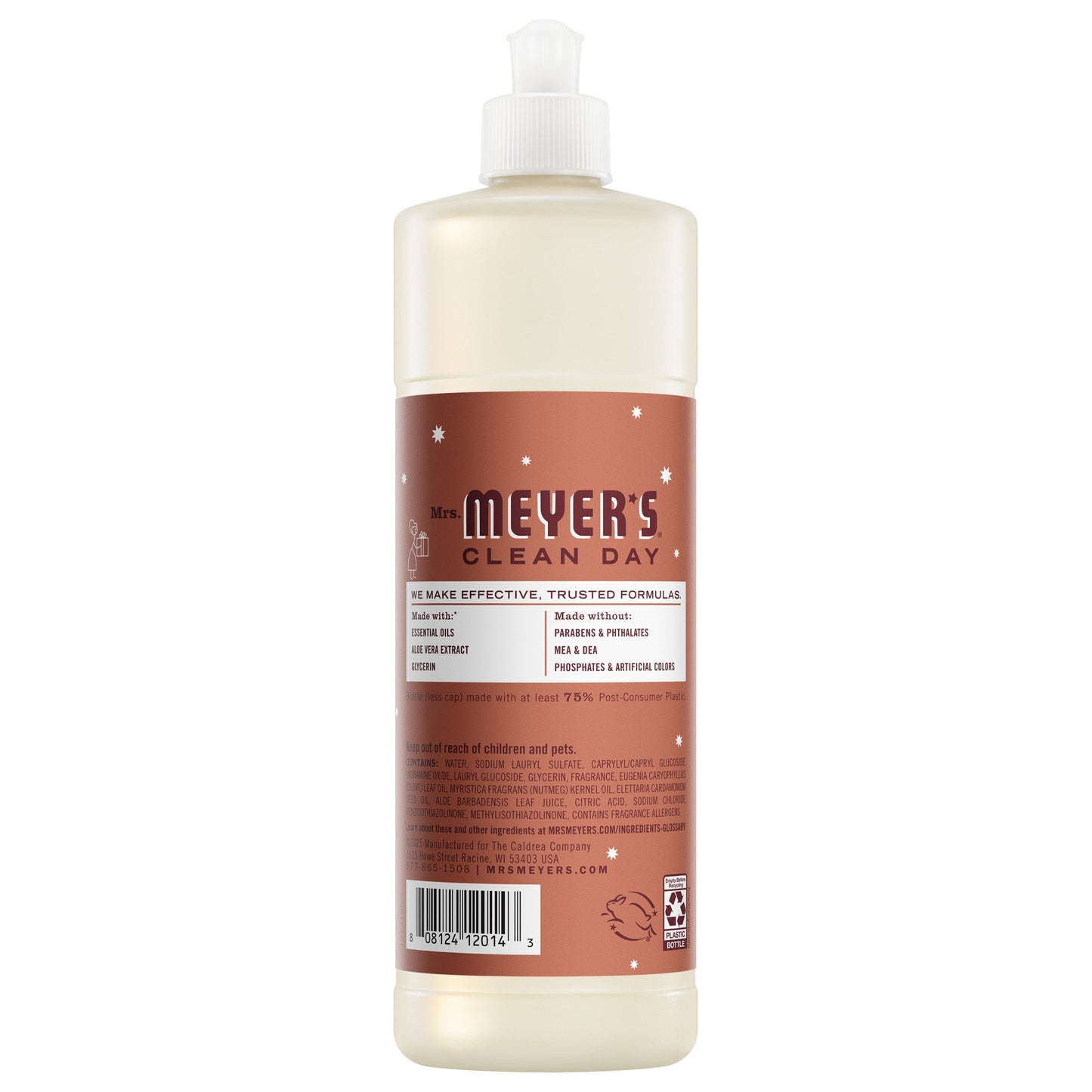 Mrs. Meyer's Clean Day Gingerbread Dish Soap Bundle, 3-Count