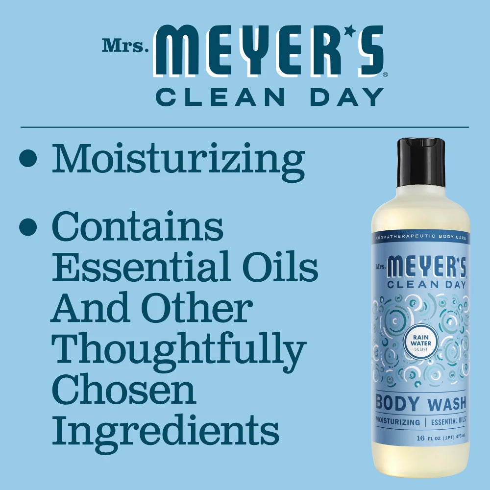 Mrs. Meyer's Clean Day Rain Water Body Wash Home Essential