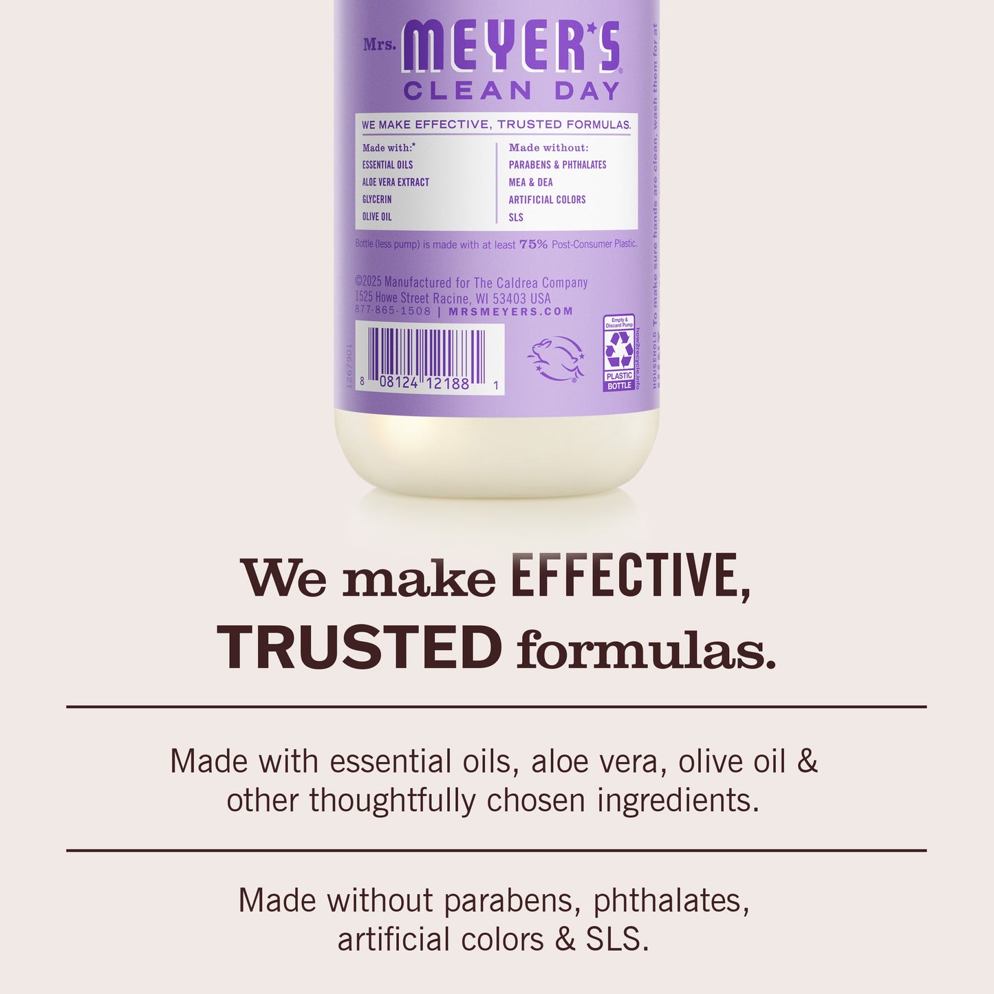 Mrs. Meyer's Clean Day Violet Liquid Hand Soap Home Essential