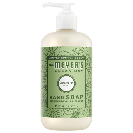 Mrs. Meyer's Clean Day Watercress Liquid Hand Soap Home Essential
