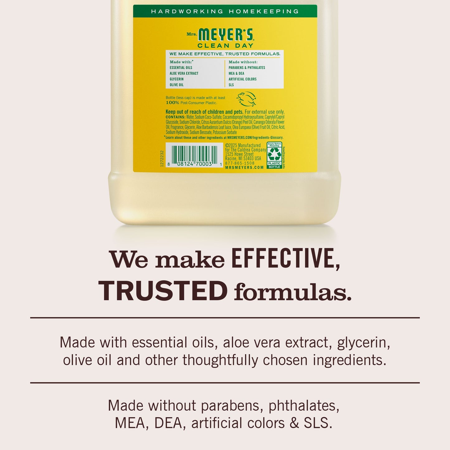 Mrs. Meyer's Clean Day Honeysuckle Liquid Hand Soap Refill Pouch